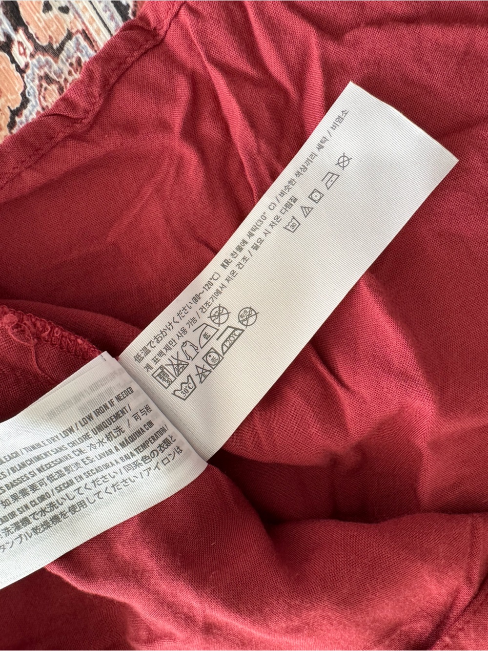 Hollister Boho Floral Print Scoop Neck Mini Dress in Dusty Rose - Picture 7 of 14